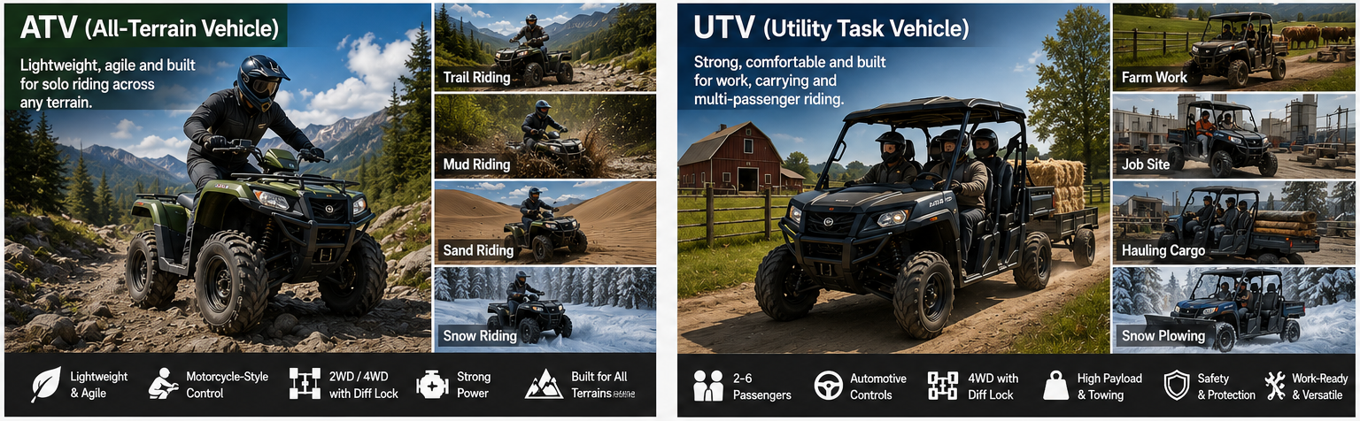 ATV vs UTV
