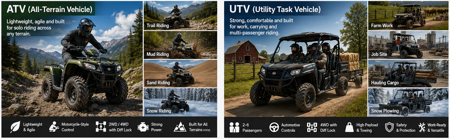 ATV vs UTV