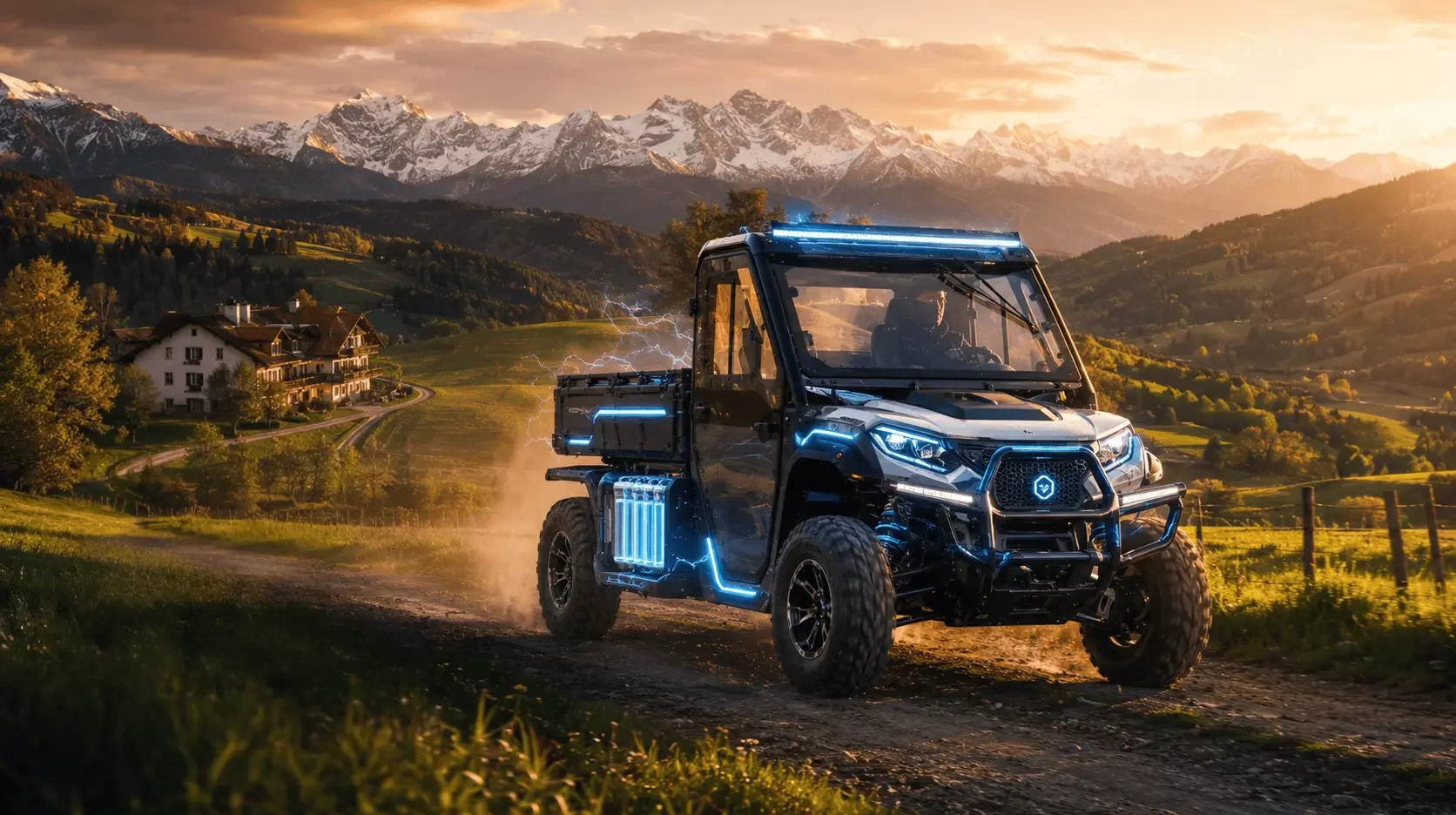 Outdoor electric UTV