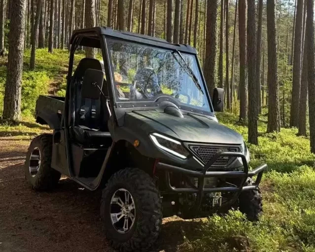 UTV in forest