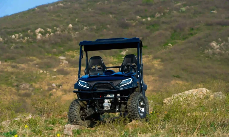 Black electric UTV