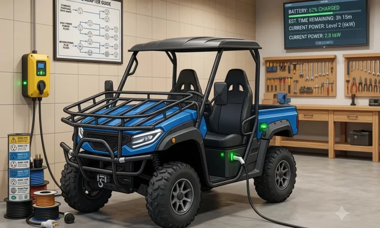 Charging An Electric UTV