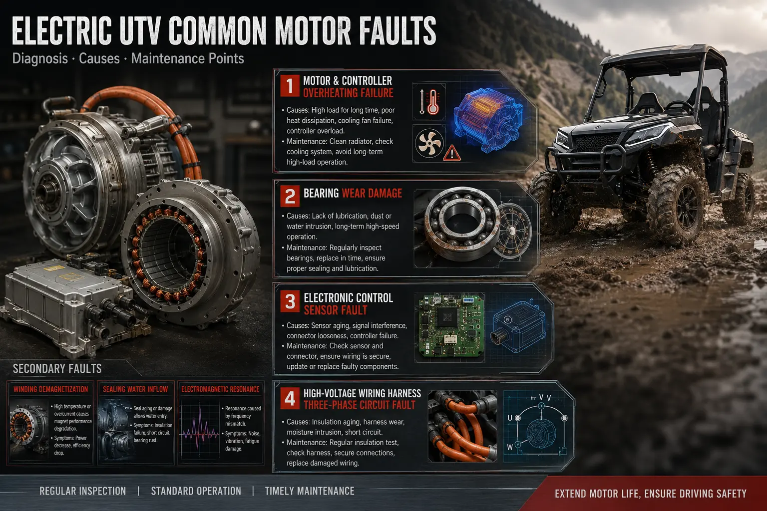 Most Common Electric UTV Motor Problems