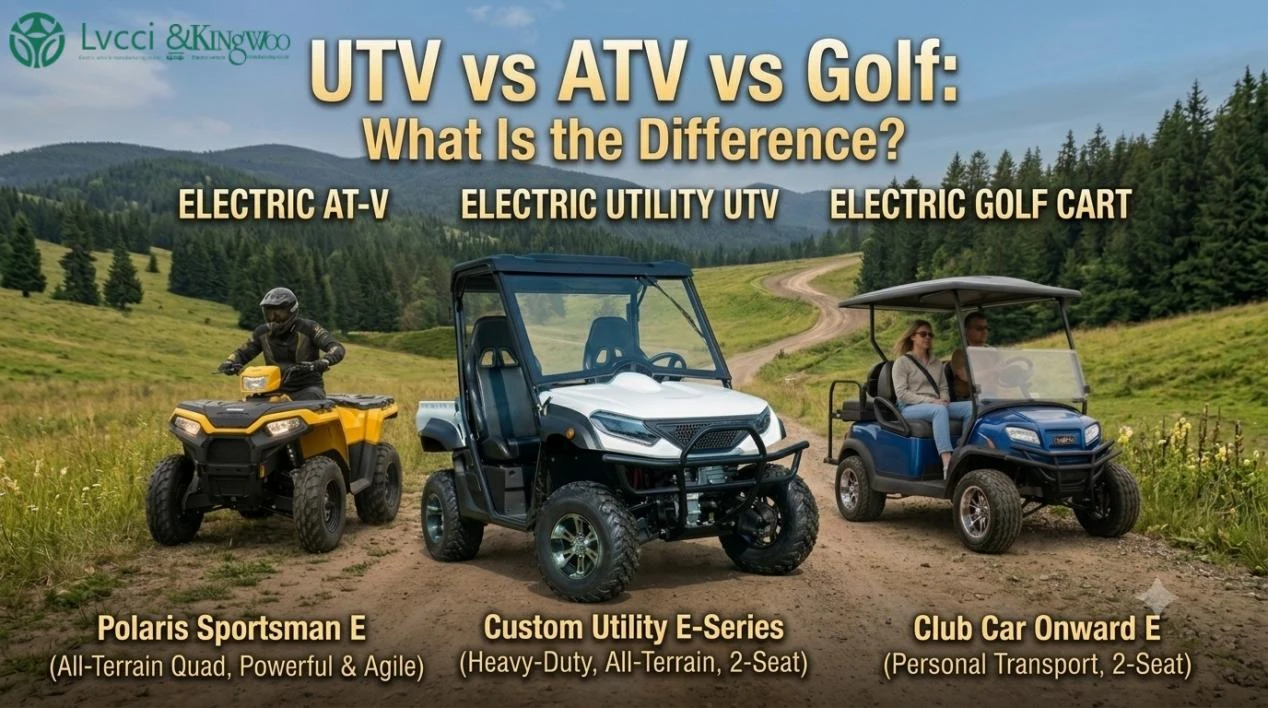 UTV vs ATV vs golf